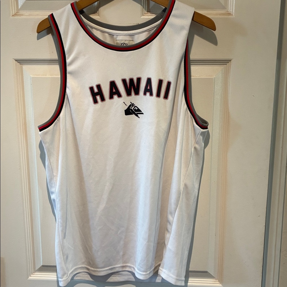 Quiksilver White Tank Top Jersey Eddie Aikau